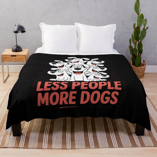 Item preview, Less People More Dogs Dog Love designed and sold by RsFilsingerArt.