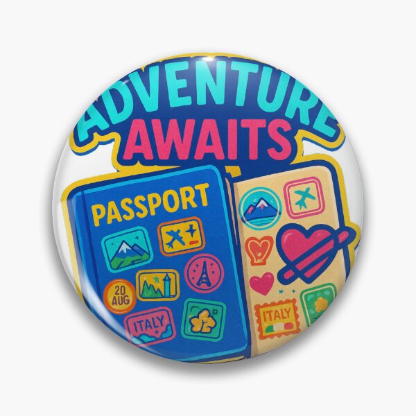 Item preview, Adventure Awaits Passport Vintage Travel designed and sold by Retro-Anime9.