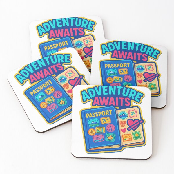 Item preview, Adventure Awaits Passport Vintage Travel designed and sold by Retro-Anime9.