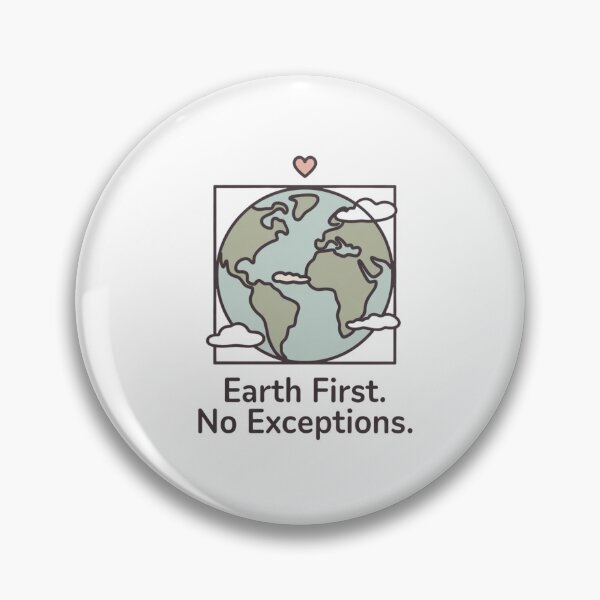 Item preview, Earth First. No Exceptions. – Planet Protection Tee designed and sold by EcoArtTees.