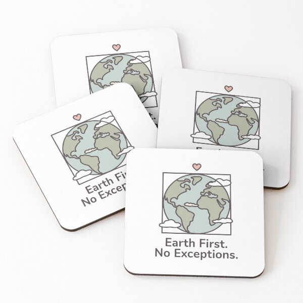 Item preview, Earth First. No Exceptions. – Planet Protection Tee designed and sold by EcoArtTees.