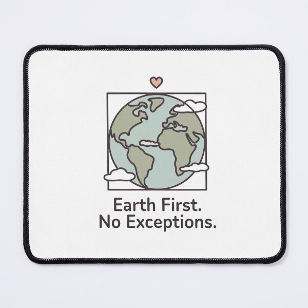 Item preview, Earth First. No Exceptions. – Planet Protection Tee designed and sold by EcoArtTees.