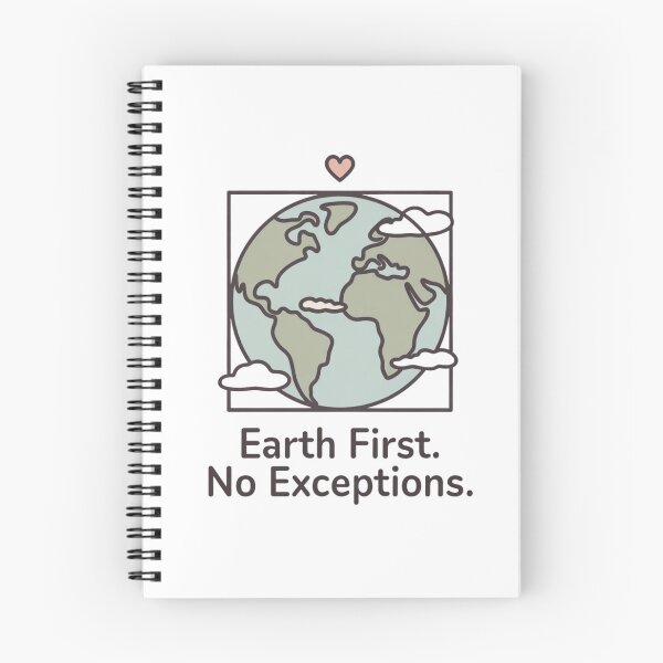 Item preview, Earth First. No Exceptions. – Planet Protection Tee designed and sold by EcoArtTees.