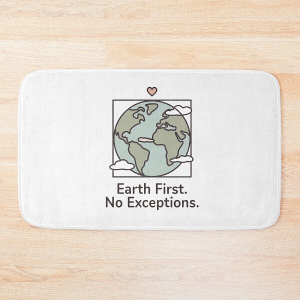 Item preview, Earth First. No Exceptions. – Planet Protection Tee designed and sold by EcoArtTees.
