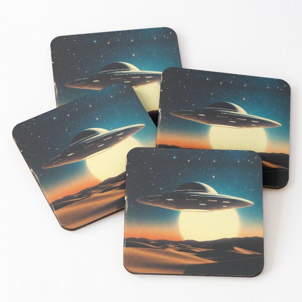 Item preview, UFO over the desert designed and sold by Area-S4.