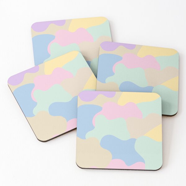 Item preview, Soft Pastel Abstract Blob Pattern | Minimal Aesthetic Modern Art designed and sold by CreativeXHub.
