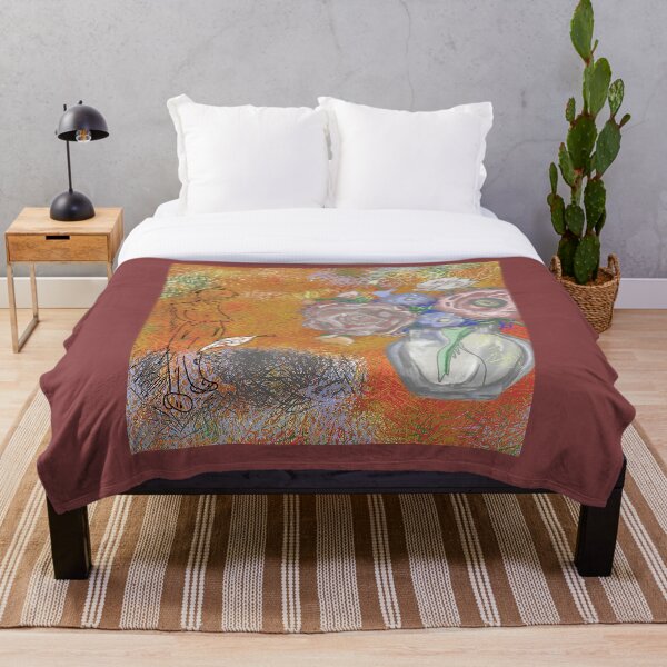 Item preview, pintura de flores designed and sold by Kissofkris.