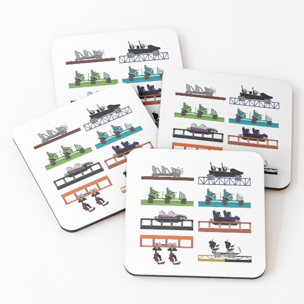 Item preview, Walibi Holland Coaster Cars Design 2026 - With YoY! designed and sold by CoasterMerch.