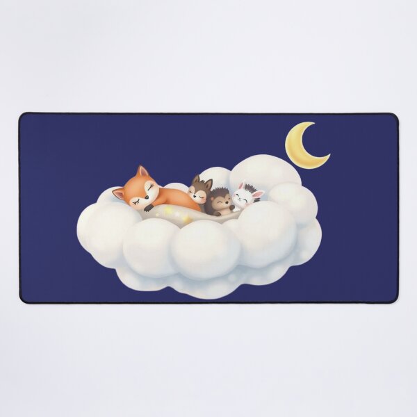 Item preview, Cloud Cradle with Sleeping Animal Friends designed and sold by HappySproutArt.