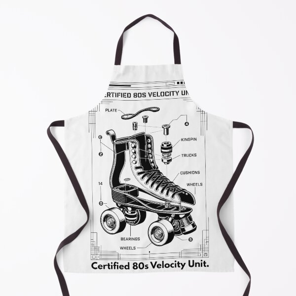 Item preview, Retro Roller Skate T-Shirt, Blueprint Poster, & Mug | Exploded View Diagram, 80s Velocity Unit Gift designed and sold by YMLux.