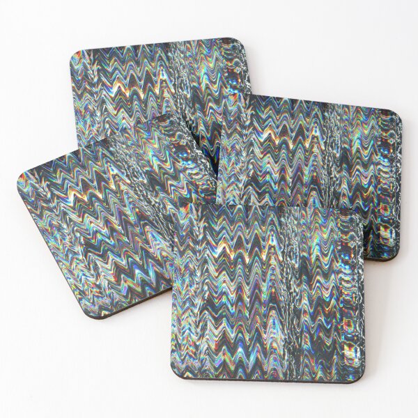 Item preview, Crumpled foil paper texture with glitch effect designed and sold by zuperelectracat.