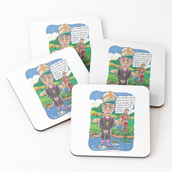 Item preview, New Golfing Cartoon...Priestly Water Hazzard - Robert Hills designed and sold by Robert Hills.