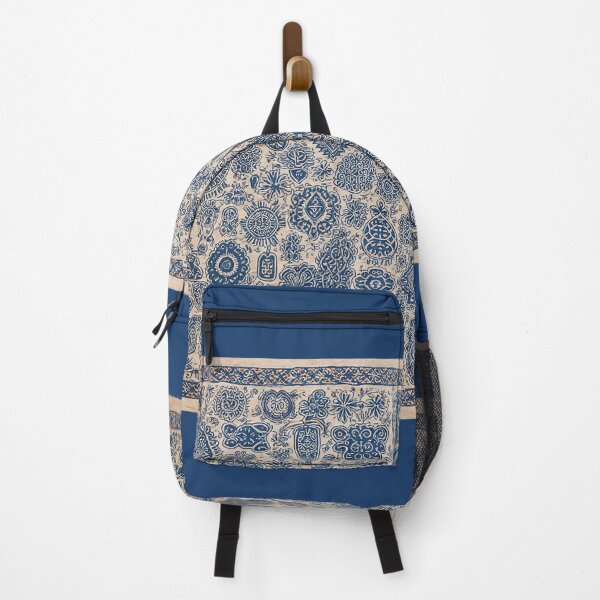 Item preview, Blue & Cream Vintage Pattern Collage designed and sold by NeowallsCo.