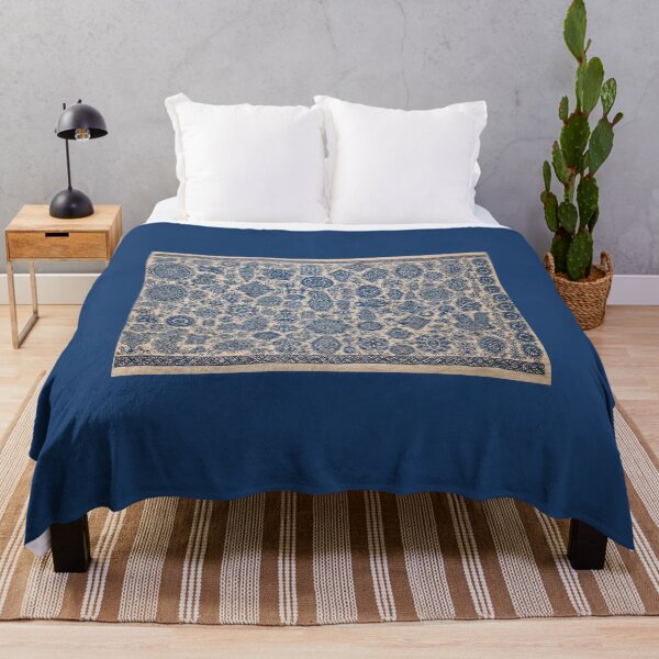 Item preview, Blue & Cream Vintage Pattern Collage designed and sold by NeowallsCo.