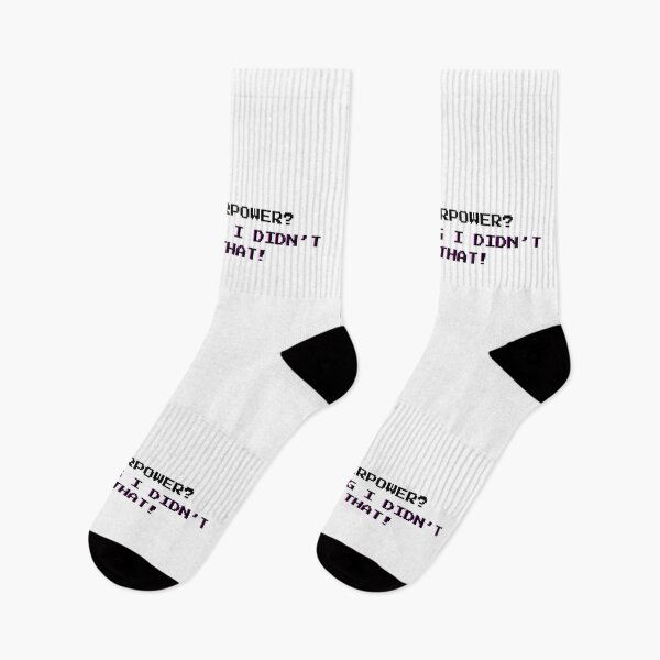 Item preview, My Superpower? Pretending I Didn't Hear That! Retro Gamer Humor - Black Letters designed and sold by DailyVibesMerch.