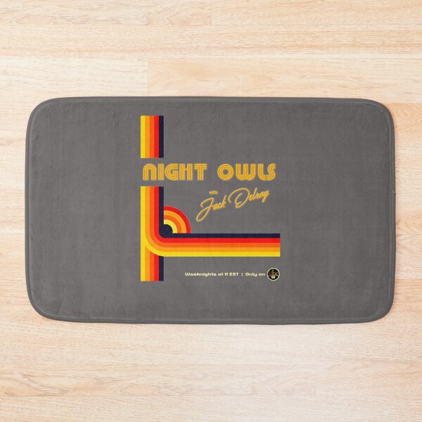 Item preview, NIGHT-OWLS-WITH-JACK-DELROY-STATION-BREAK-IBC-T-SHIRT-(1) designed and sold by DennisStoll.