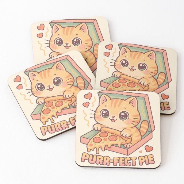 Item preview,  Funny Pizza Cat T-Shirt: Kawaii Feline Feast Graphic Tee for Whisker & Wedge Lovers designed and sold by WAUZ.