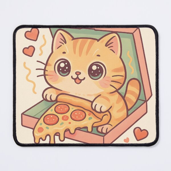 Item preview,  Funny Pizza Cat T-Shirt: Kawaii Feline Feast Graphic Tee for Whisker & Wedge Lovers designed and sold by WAUZ.