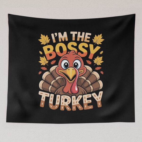 Item preview, Thanksgiving I'm The Bossy Turkey Matching  designed and sold by VerseFarm.