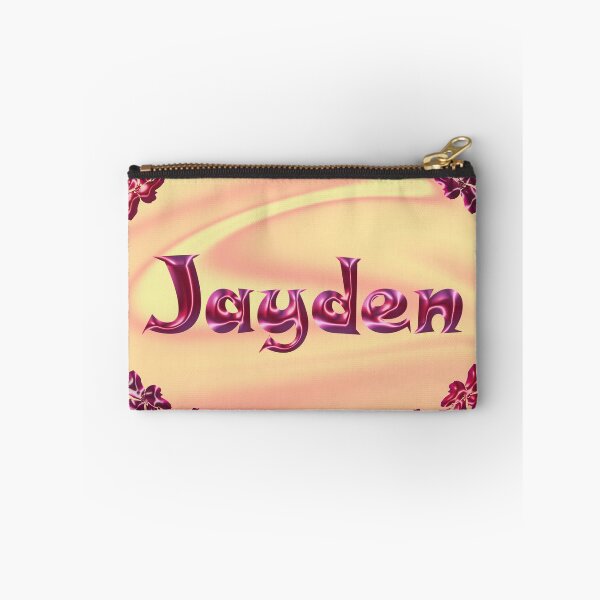 Item preview, Jayden Name Design – Satin Pink Glossy Font, Cute Shiny Lettering :) designed and sold by Myriel-Myriel.