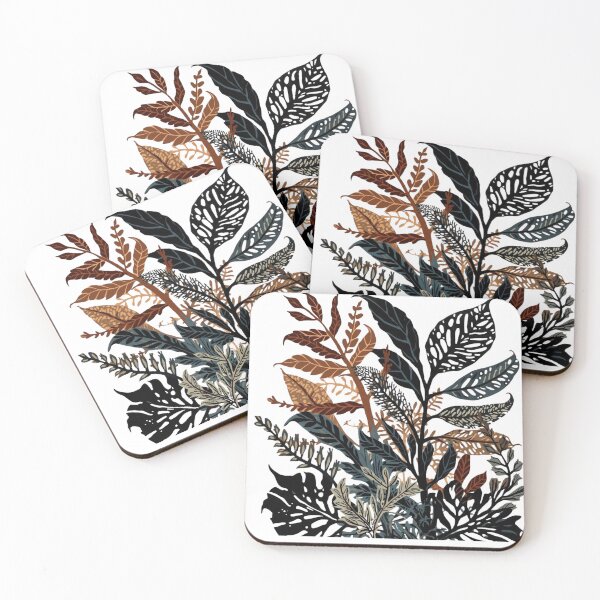 Item preview, Dusky Leaves in Quiet Motion designed and sold by the wellness script.