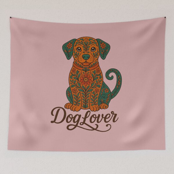 Item preview, For true dog lovers – A boho dog lover design that will touch your heart designed and sold by MrsMimpi.