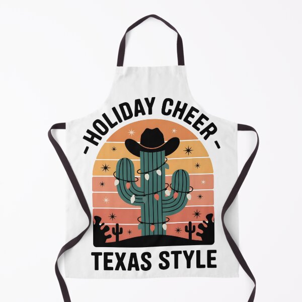 Item preview, Texas Holiday Cactus – Cowboy Hat & Christmas Lights (Retro Sunset) designed and sold by Happy'CLICK'.