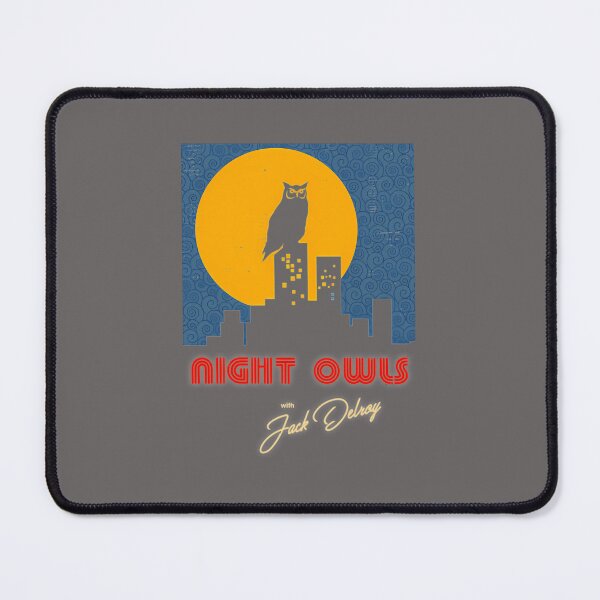 Item preview, NIGHT-OWLS-WITH-JACK-DELROY-T-SHIRT-(1) designed and sold by DennisStoll.