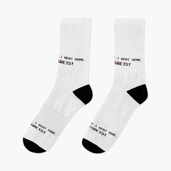 Item preview, Zero Regrets: Funny Introvert Social Anxiety Sarcasm Quote - Black Letters designed and sold by DailyVibesMerch.