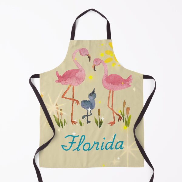 Item preview, Florida Flamingos - Whimsical Watercolor Beach Art designed and sold by Extremeallie.