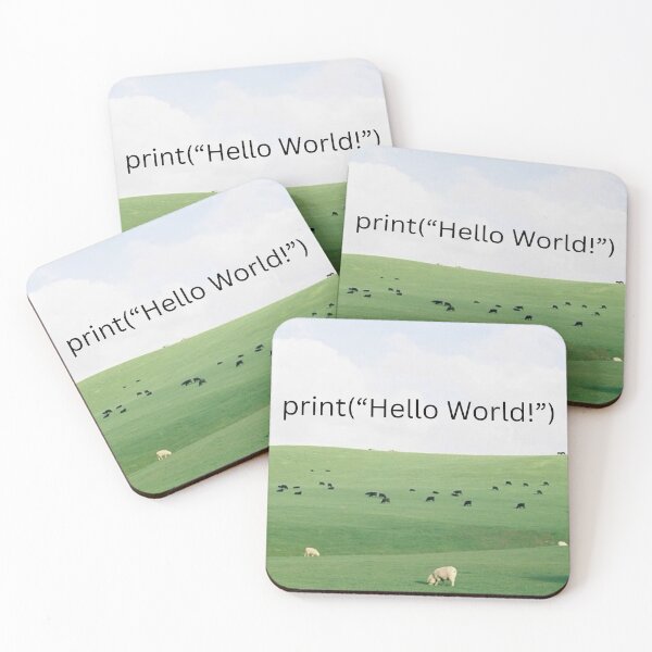 Item preview, print hello world designed and sold by cadetgallery.