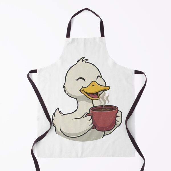 Item preview, Cute Duck Coffee T-Shirt, Happy Bird Hot Cocoa Gift, Animal Lover designed and sold by BeanNTee.