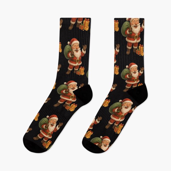 Item preview, Funny Santa Claus with gift sack. designed and sold by Les-Ink-Studio.