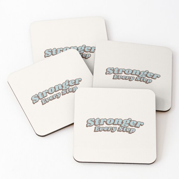 Item preview, Retro Distressed Stronger Every Step Typography designed and sold by trepiu.