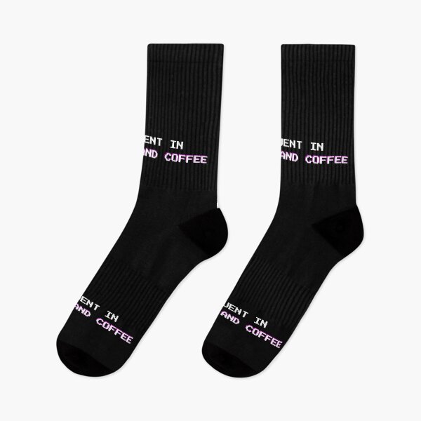 Item preview, Fluent in Sarcastic and Coffee: Funny Witty Quote designed and sold by DailyVibesMerch.