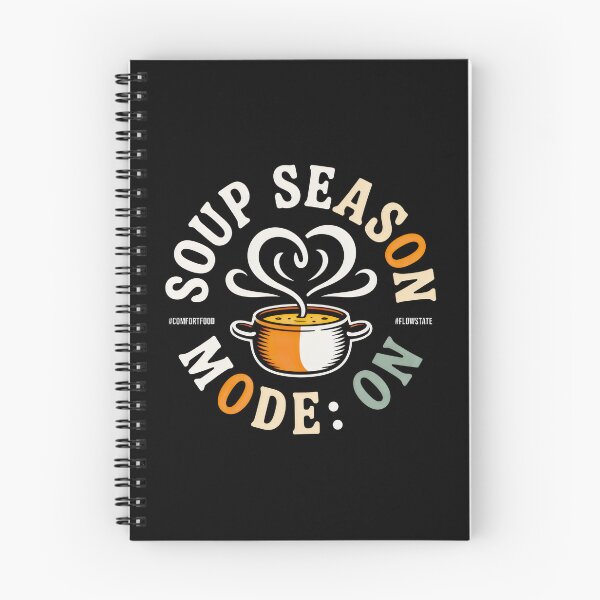 Item preview, Soup Season Mode On Heart Steam Comfort Food Design designed and sold by SplashTastic.