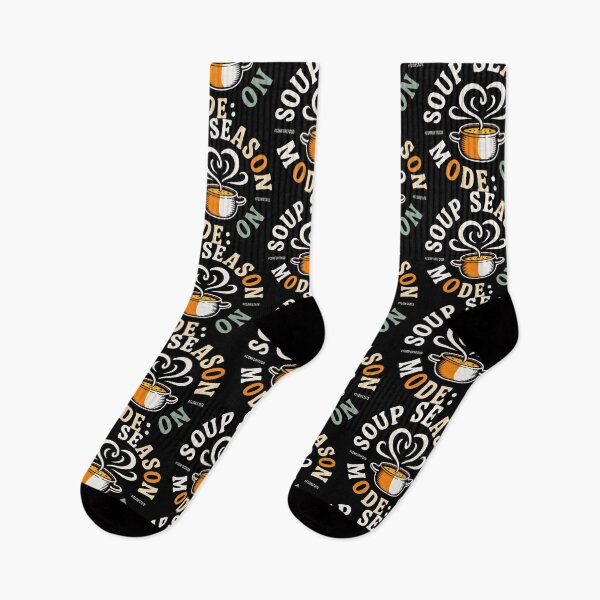 Item preview, Soup Season Mode On Heart Steam Comfort Food Design designed and sold by SplashTastic.