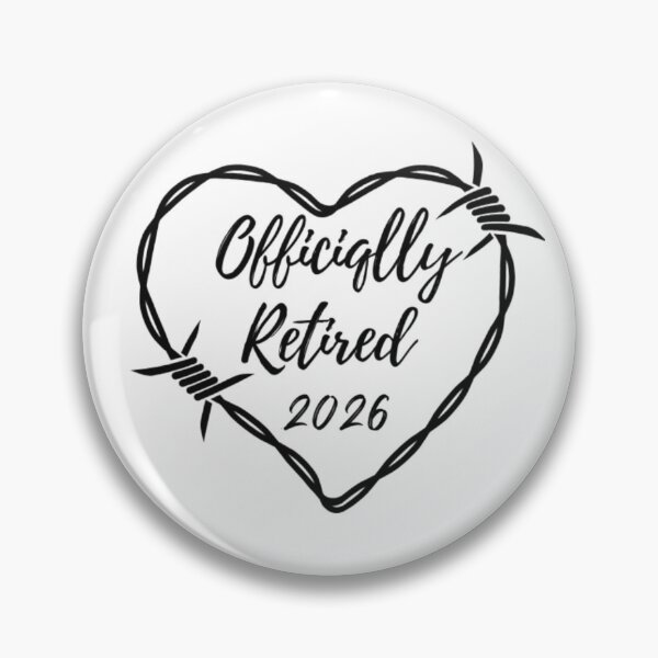 Item preview, Officially Retired 2026 Badge Design designed and sold by izabile.