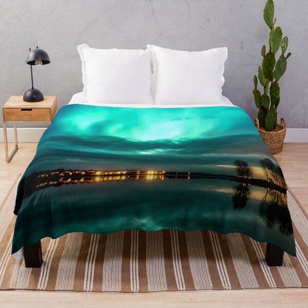 Item preview, Aurora Reflections Over a Still Lake designed and sold by Exodoi.