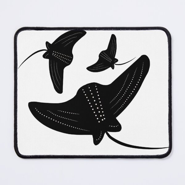 Item preview, Stingrays doodles black white designed and sold by Dreambigdigital.