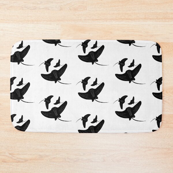 Item preview, Stingrays doodles black white designed and sold by Dreambigdigital.