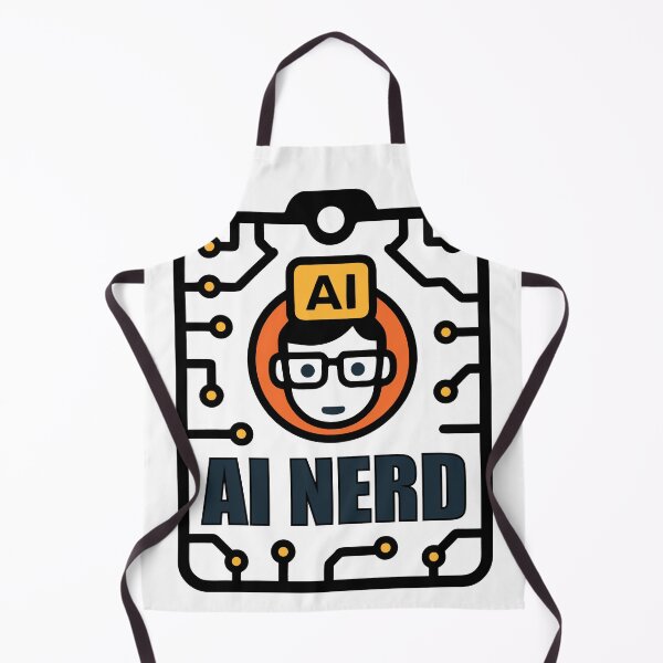 Item preview, AI Nerd Icon Glasses Geek designed and sold by ArtEmotionsImages.