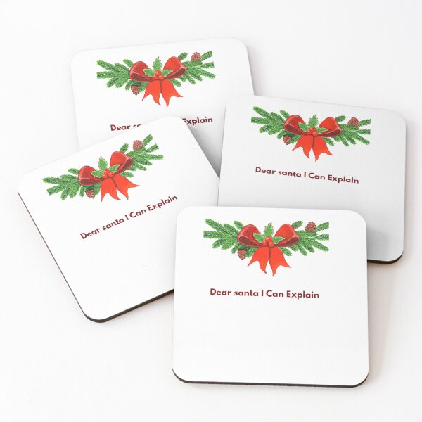 Item preview, Dear Santa I Can Explain Tee designed and sold by ChristmasEnergy.