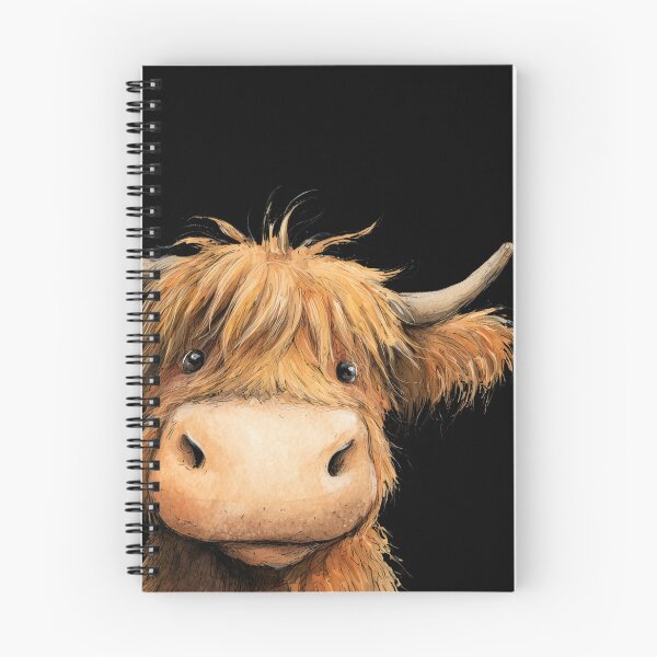 Item preview, Cute HiGHLaND CoW PRiNT SCoTTiSH ' Little Haystack ' Designs BY SHiRLeY MacARTHuR designed and sold by Shirley MacArthur Art.