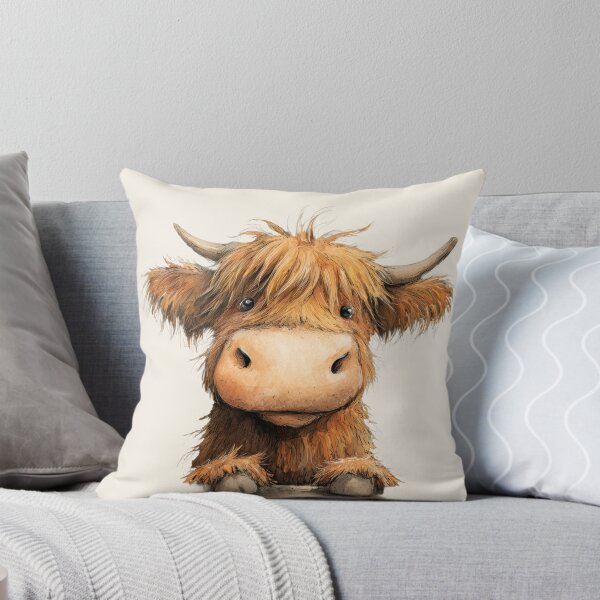 Item preview, Cute HiGHLaND CoW PRiNT SCoTTiSH ' Little Haystack ' Designs BY SHiRLeY MacARTHuR designed and sold by Shirley MacArthur Art.