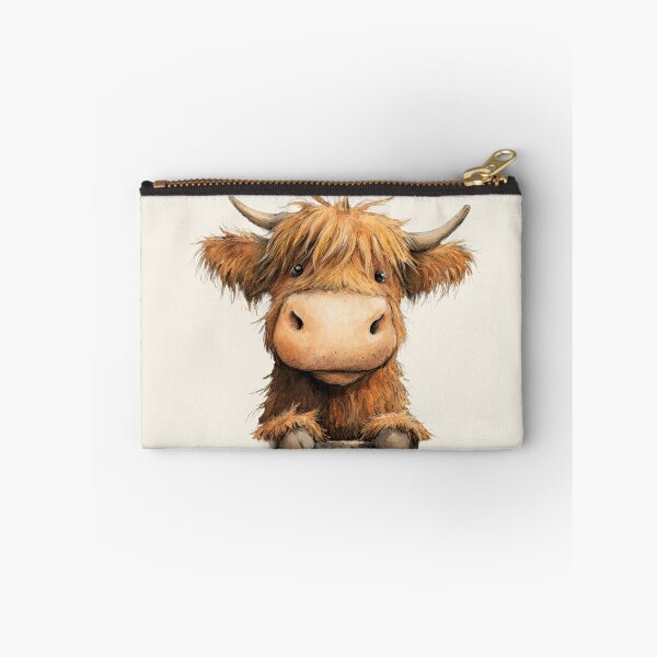 Item preview, Cute HiGHLaND CoW PRiNT SCoTTiSH ' Little Haystack ' Designs BY SHiRLeY MacARTHuR designed and sold by Shirley MacArthur Art.
