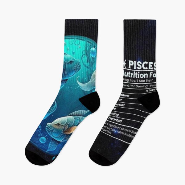Item preview, Pisces-Themed Nutritional Value Apparel & Home Decor designed and sold by Compass and a Camera.