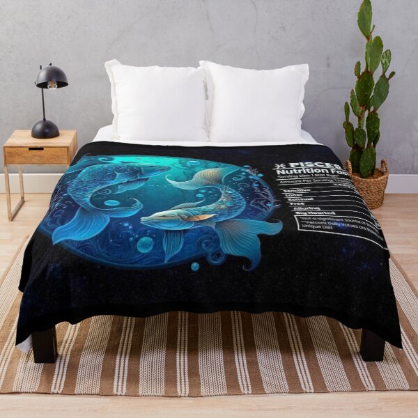 Item preview, Pisces-Themed Nutritional Value Apparel & Home Decor designed and sold by Compass and a Camera.