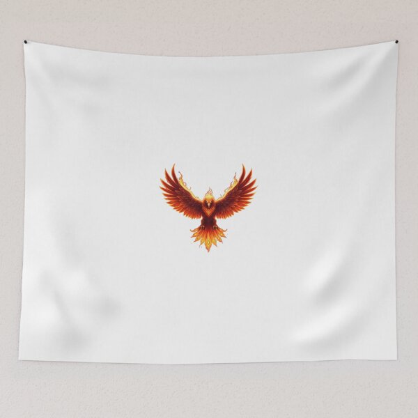 Item preview, Fiery Phoenix Rising Majestic Firebird Mythical Art designed and sold by pohapoha181.