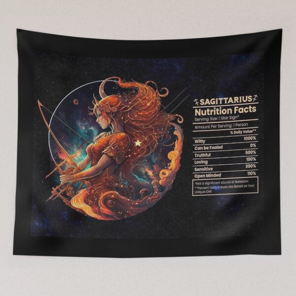 Item preview, Sagittarius Nutritional Value: Apparel and Home Decor for Astrology Lovers designed and sold by Compass and a Camera.